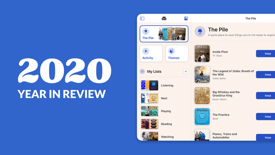 2020 has been one long shit show. Focusing on the good things in life has been difficult, to say the least. Sofa was a positive outlet for me this year and gave me a place to take a break from everything else going on. I’m thankful I have it.