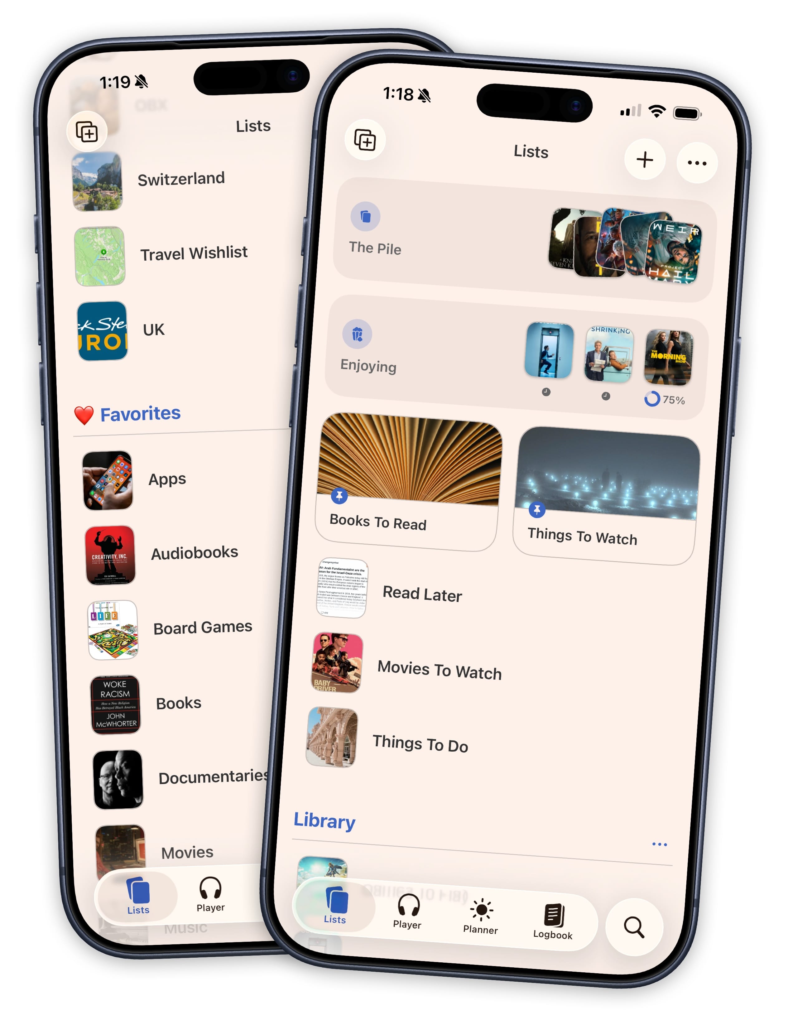 Unlimited lists and groups in Sofa