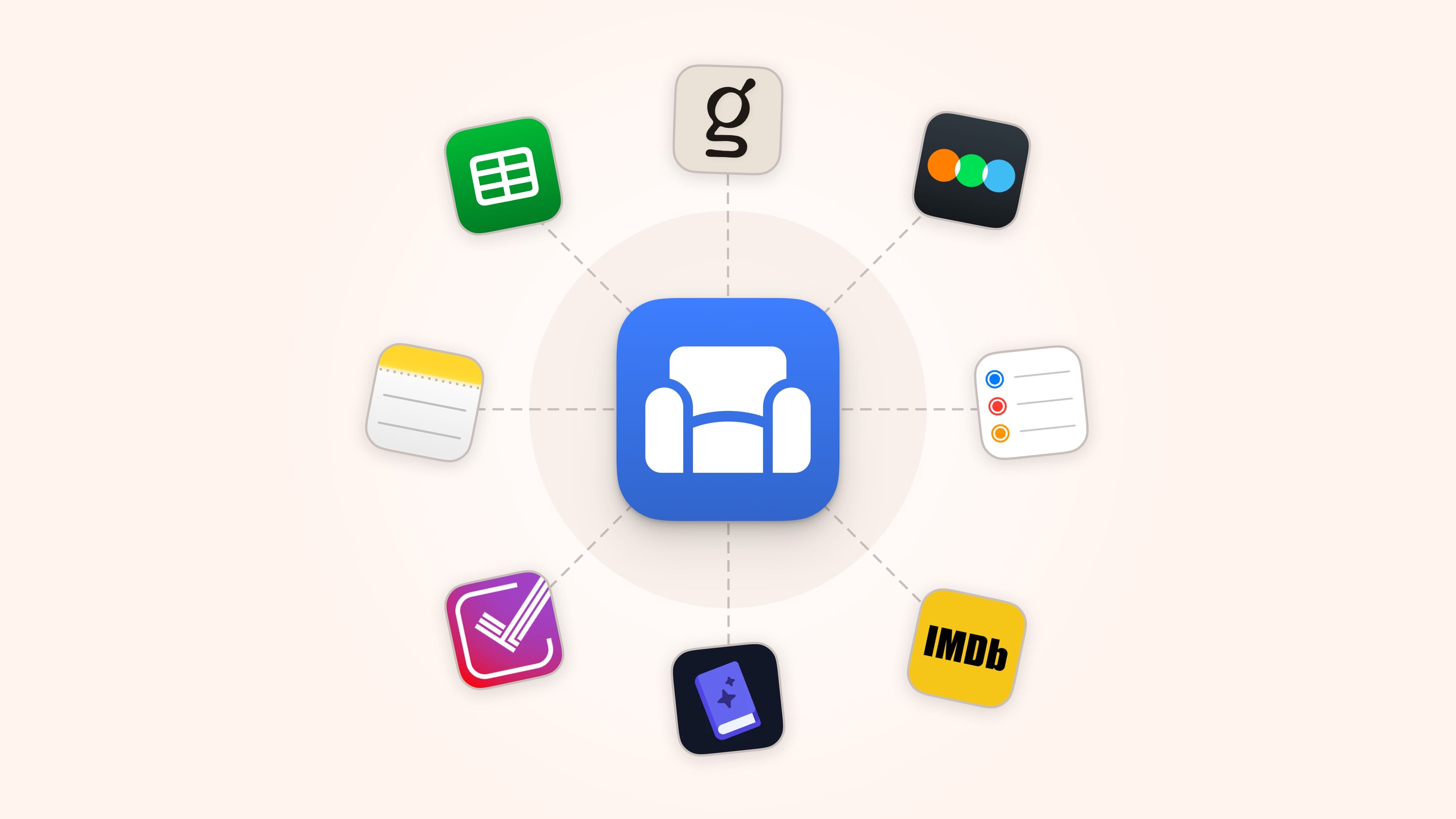 Import Your Library, Take It With You - Sofa