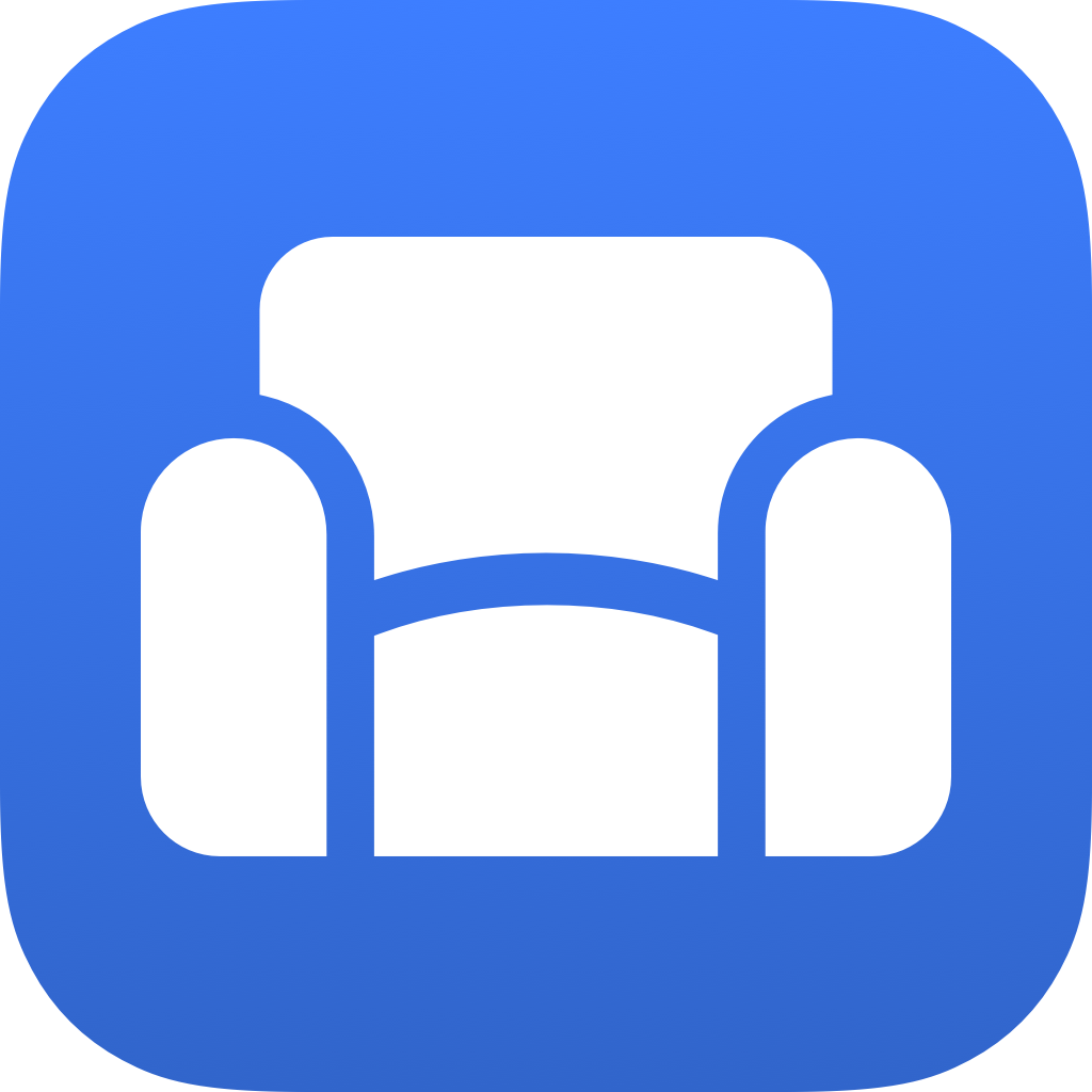 Sofa app icon with mask