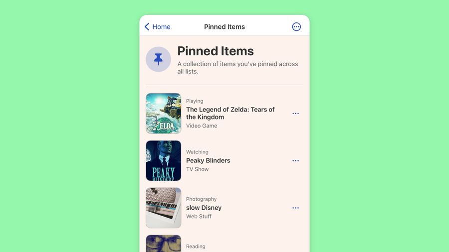 Prioritize items in your lists and see them aggregated together.