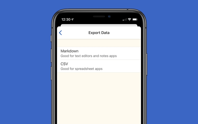 I just implemented the ability to export your data in Sofa. It’s a feature that probably should’ve been there earlier, but, you know, that’s life.