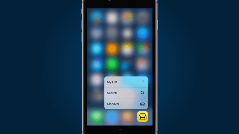 Sofa with 3D Touch