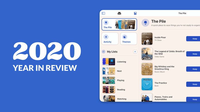 2020 has been one long shit show. Focusing on the good things in life has been difficult, to say the least. Sofa was a positive outlet for me this year and gave me a place to take a break from everything else going on. I’m thankful I have it.