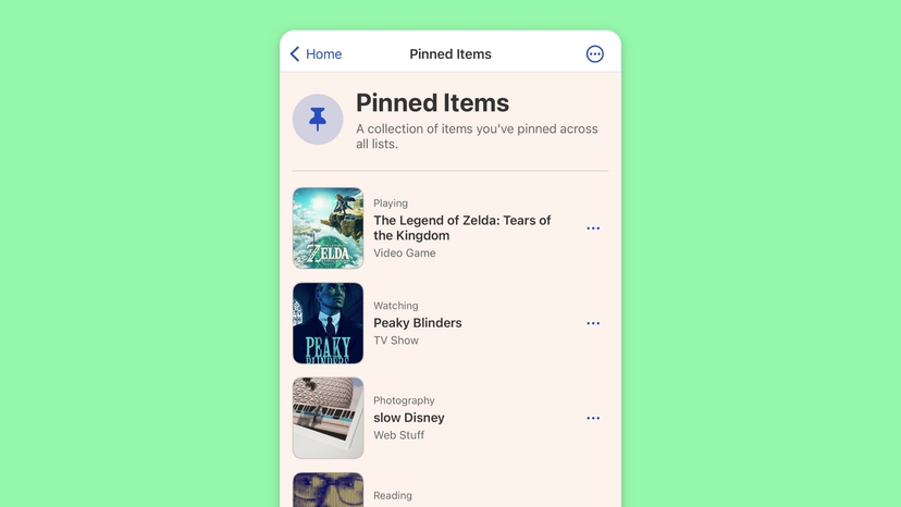 Prioritize items in your lists and see them aggregated together.