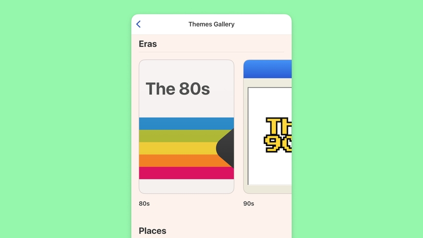 Choose from over 100 themes to customize the look and feel for light and dark mode.
